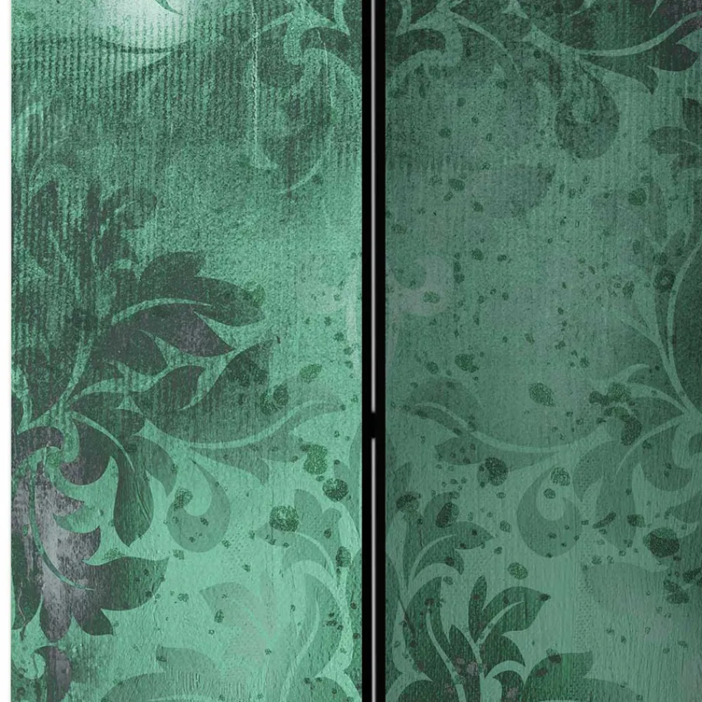 Wohnen Paravent in Grün Grau Ornament - Vilma