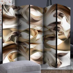 Wohnen Paravents*Paravent in Hellbraun Braun Grau - Traciana