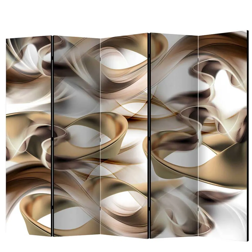 Wohnen Paravents*Paravent in Hellbraun Braun Grau - Traciana