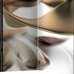 Wohnen Paravents*Paravent in Hellbraun Braun Grau - Traciana