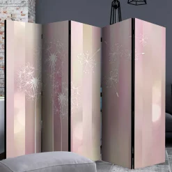 Wohnen Paravents*Paravent in Pastellfarben Rosa & Weiß - Albacete