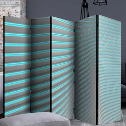 Wohnen Paravents*Paravent in Türkis & Grau - Optima