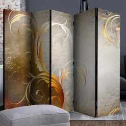 Wohnen Paravent mit abstraktem Schrift Motiv - Ray