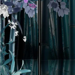 Wohnen Paravents*Paravent mit Bambus & Pflanzen Motiv - Kariono