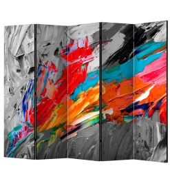 Wohnen Paravent mit Druckmotiv Farbe in Bunt - Hemenias