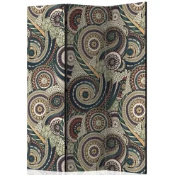 Wohnen Paravent mit Ethno Muster bedruckt - Levirenas