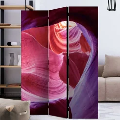 Wohnen Paravent mit Höhlenfoto in satten Farben - Estate