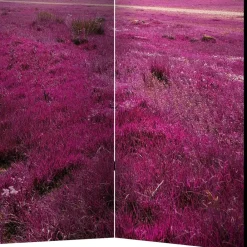 Wohnen Paravents*Paravent mit Landschaft Motiv in Pink - Altamira