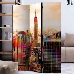 Wohnen Paravents*Paravent mit New York Fotomotiv - Julata
