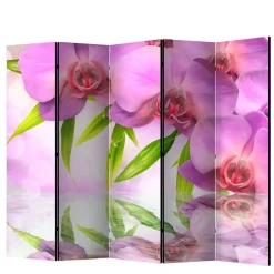 Wohnen Paravent mit Orchideen Motiv - Grex