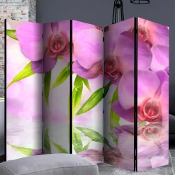 Wohnen Paravent mit Orchideen Motiv - Grex