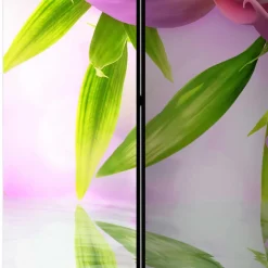 Wohnen Paravent mit Orchideen Motiv - Grex