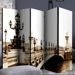 Wohnen Paravents|Vintage Möbel*Paravent Raumtrenner mit Schwarzweiß Fotodruck - Charon