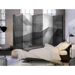 Wohnen Paravent Trennwand mit Foto Druck - Huneva