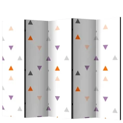 Wohnen Paravents*Paravent Trennwand mit Muster Dreiecke - Flarinca