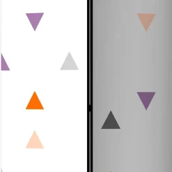 Wohnen Paravents*Paravent Trennwand mit Muster Dreiecke - Flarinca