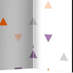 Wohnen Paravents*Paravent Trennwand mit Muster Dreiecke - Flarinca