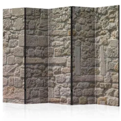 Wohnen Paravent Trennwand mit Sandstein Mauer - Basiclicata