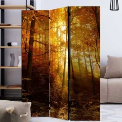 Wohnen Paravents*Paravent Trennwand Wald in Herbststimmung - Jemja