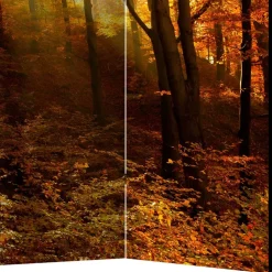 Wohnen Paravents*Paravent Trennwand Wald in Herbststimmung - Jemja