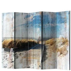 Wohnen Wohnzimmer-Regale|Vintage Möbel*Paravent Vintage Look Strand Meer - Centres