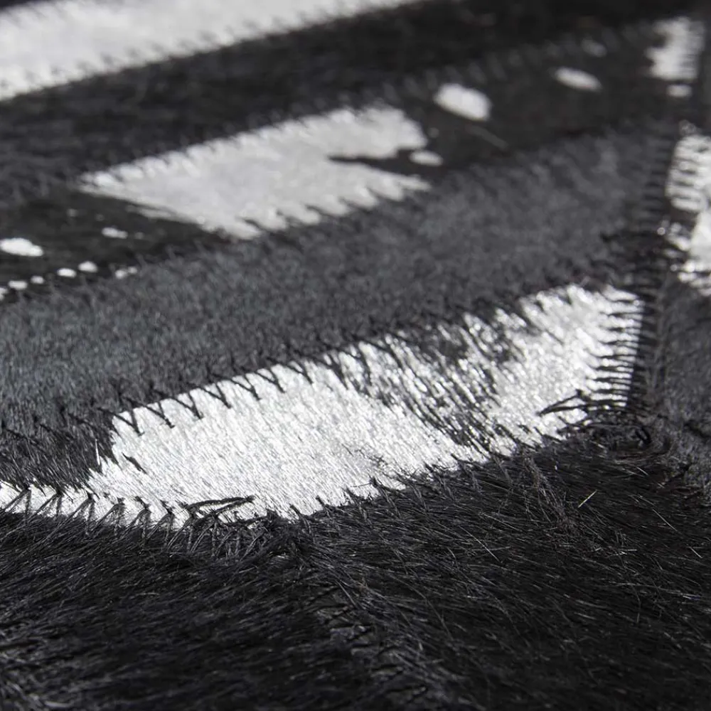 Wohnen Teppiche*Patchwork Teppich aus Fell handgefertigt - Gela