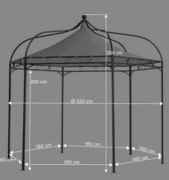 Wohnen Gartenpavillons*Pavillon Pauli für Garten