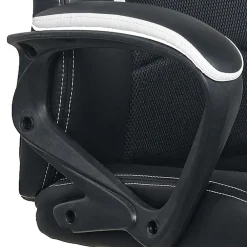 Wohnen PC Gamingstuhl in Schwarz Weiß - Toma