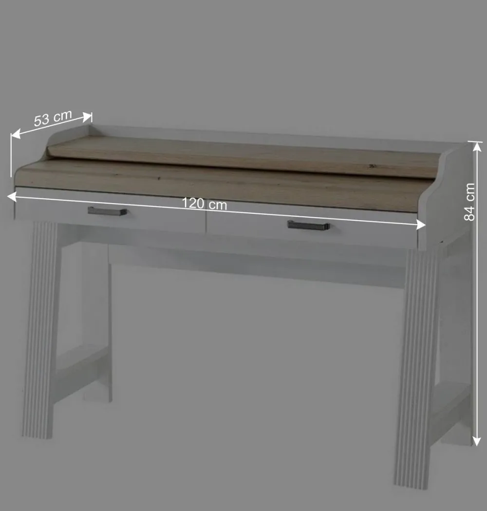 Wohnen PC Schreibtisch & Rollcontainer - Mehady (zweiteilig)