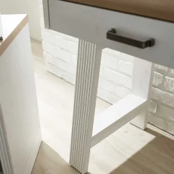 Wohnen PC Schreibtisch & Rollcontainer - Mehady (zweiteilig)