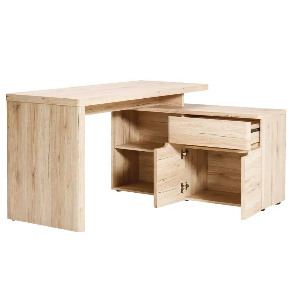 Kinder Wohnen PC Tisch Trendenca in Eiche San Remo