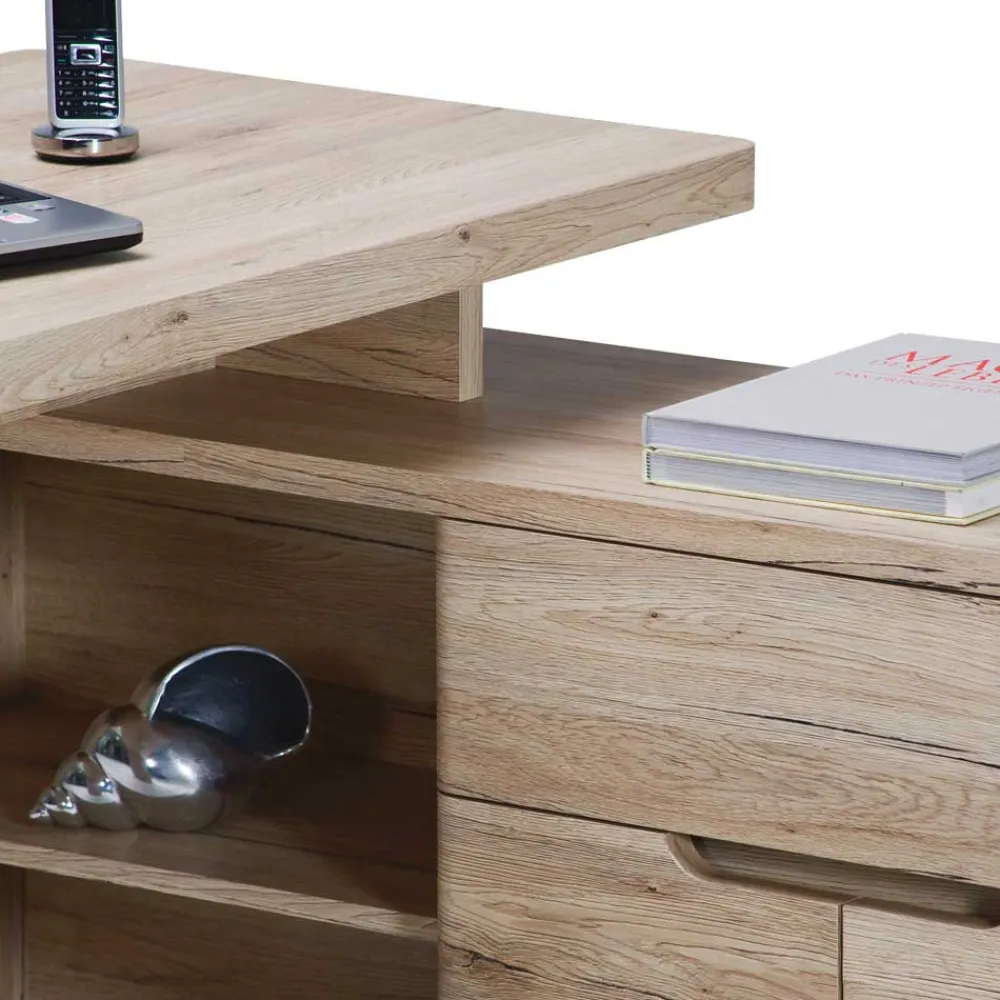 Kinder Wohnen PC Tisch Trendenca in Eiche San Remo