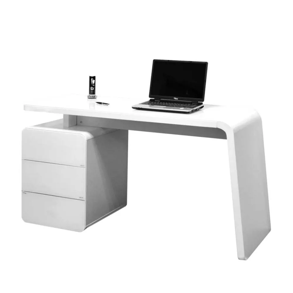 Kinder Wohnen PC-Tisch Piramyda in Weiß