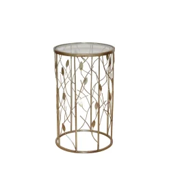 Wohnen Pflanzenhocker Jarana in Gold