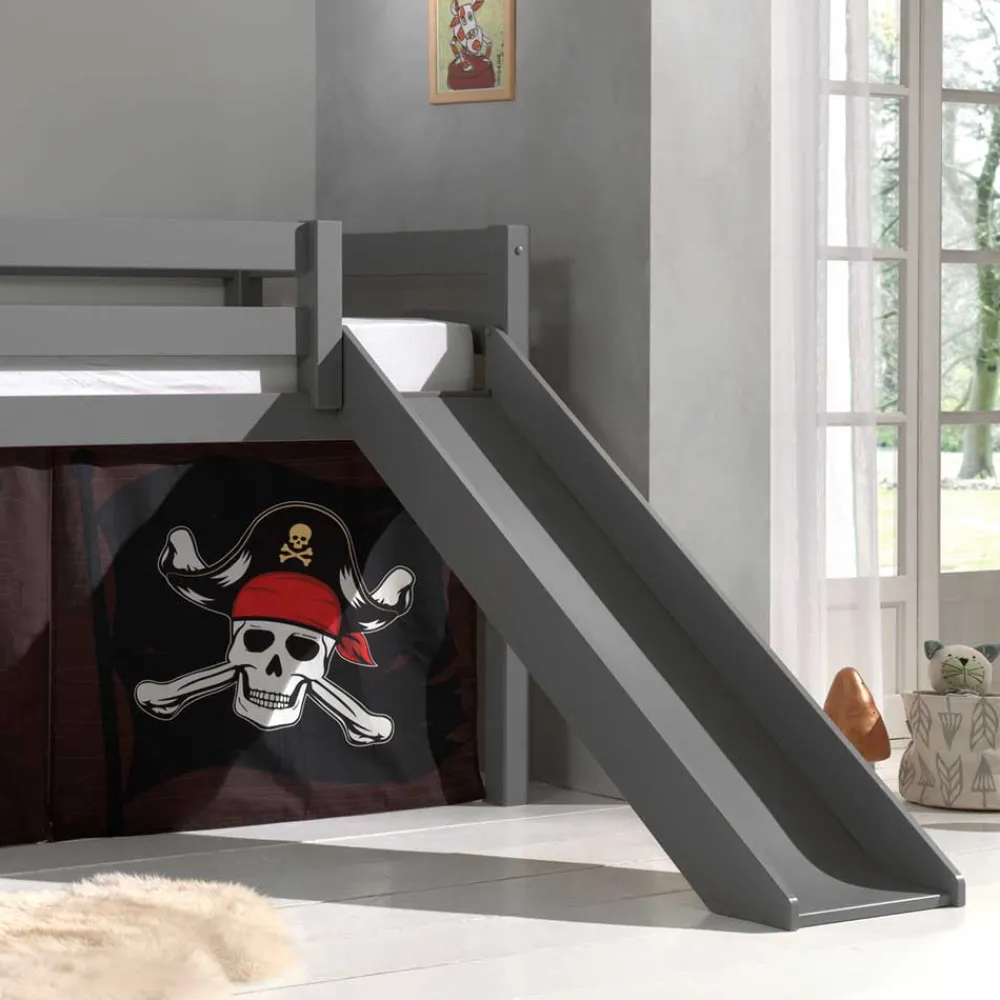 Kinder Wohnen Piraten Abenteuerbett mit Rutsche - Champion