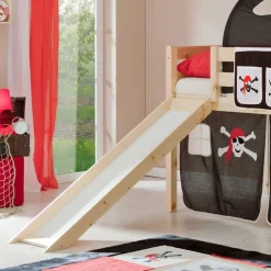 Wohnen Kinderbetten*Piraten Hochbett Nalisha mit Rutsche