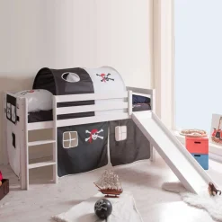 Kinder Wohnen Piratenbett Anni mit Rutsche