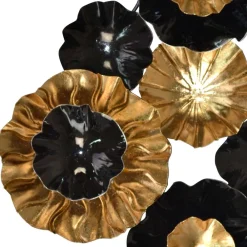 Wohnen Wandbilder*Plastische Wanddekoration Metall Rosetten - Mezera