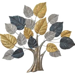 Wohnen Wandbilder*Plastisches Wandbild Baum aus Metall - Laura