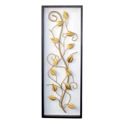 Wohnen Wandbilder*Plastisches Wandbild mit Blätter-Ranke - Valdiza