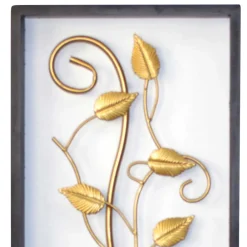 Wohnen Wandbilder*Plastisches Wandbild mit Blätter-Ranke - Valdiza