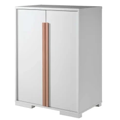 Wohnen Weiße Möbel|Jugendbetten*Platzsparendes Hochbett mit Schrank - Rupicon (zweiteilig)