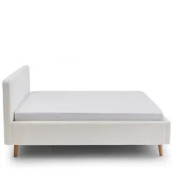 Wohnen Plüsch Polsterbett in Creme - Ilena