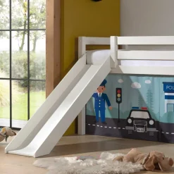 Wohnen Kindermöbel|Kinderbetten*Polizei Abenteuerbett Hochbett in Weiß - Occitan