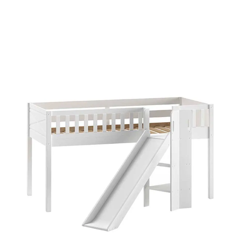 Wohnen Kindermöbel|Kinderbetten*Polizei Rutschbett in Weiß - Tubianas