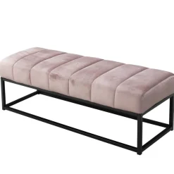 Wohnen Bettbänke|Esszimmerbänke*Polsterbank in Rosa und Schwarz - Pirna