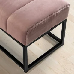 Wohnen Bettbänke|Esszimmerbänke*Polsterbank in Rosa und Schwarz - Pirna