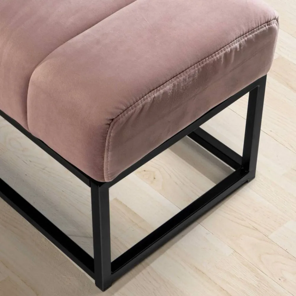 Wohnen Bettbänke|Esszimmerbänke*Polsterbank in Rosa und Schwarz - Pirna