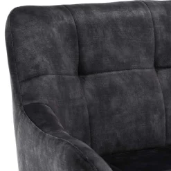 Wohnen Polsterbank mit Armlehnen in Anthrazit - Mascaro