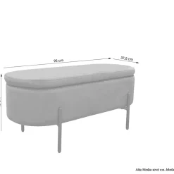 Wohnen Polsterbank mit Truhe - Ucera